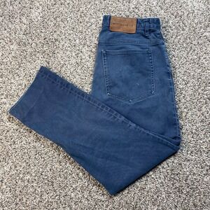Best Made Co Men's 30x28 Straight Leg 5-Pocket Pants Blue Indigo‎ Cotton Twill